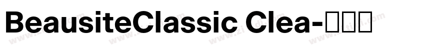 BeausiteClassic Clea字体转换 BeausiteClassic Clea字体转换